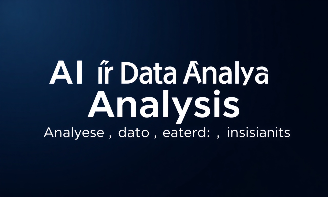 AI for Data Analysis with AIZora: Transform Data into Insightful Visualizations