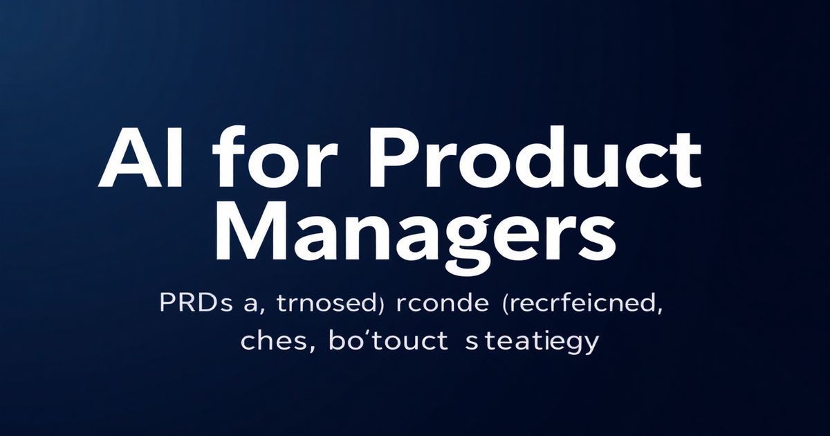 AI for Product Managers: Build Better PRDs and Roadmaps with AIZora