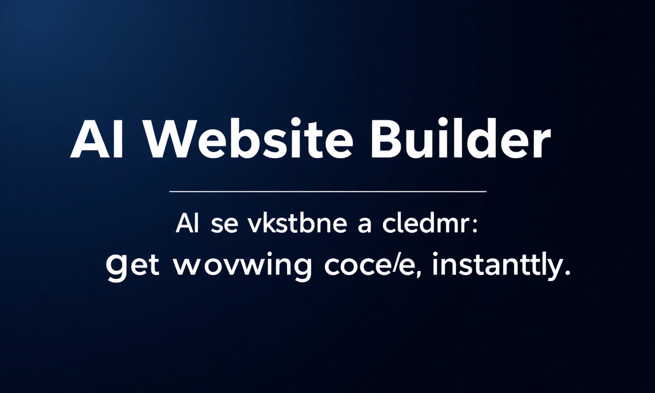 AI Website Builder by AIZora — Describe a Website and Get Working Code Instantly