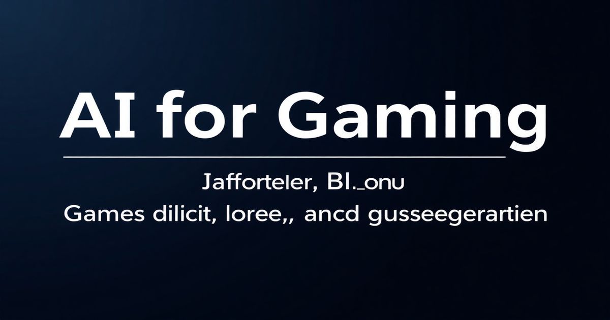 AIZora: AI for Gaming — Transform Game Design, Lore, Characters & Quest Generation