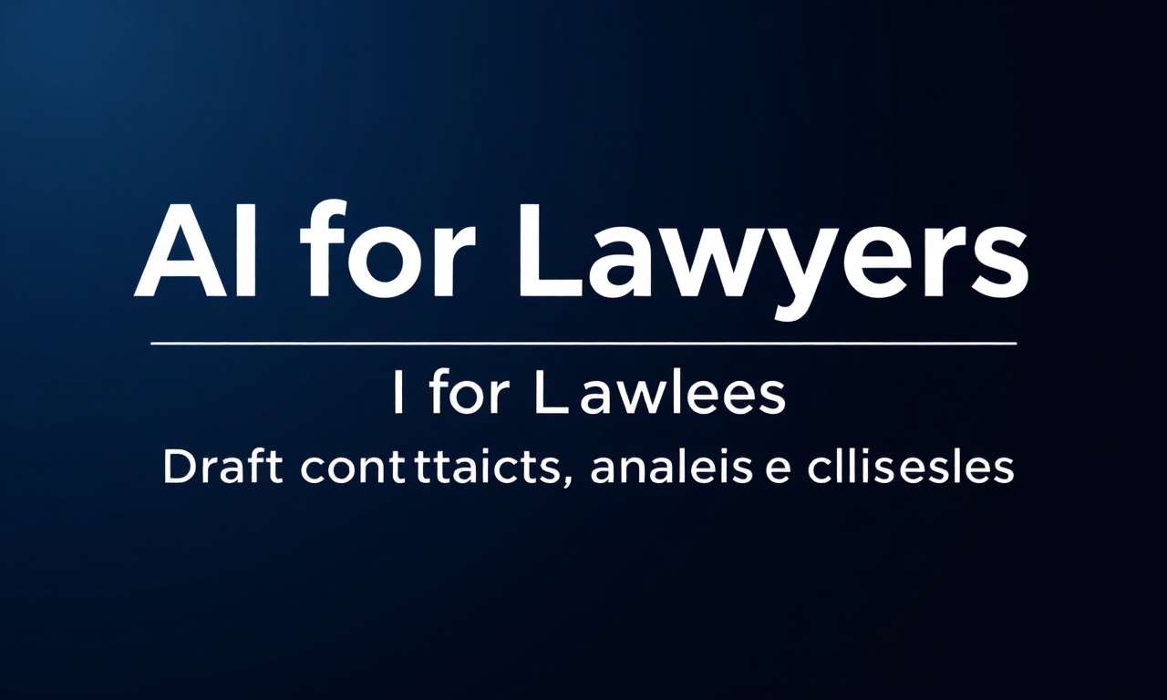 AIZora: AI for Lawyers — Draft Contracts, Analyze Clauses, and Speed Legal Research