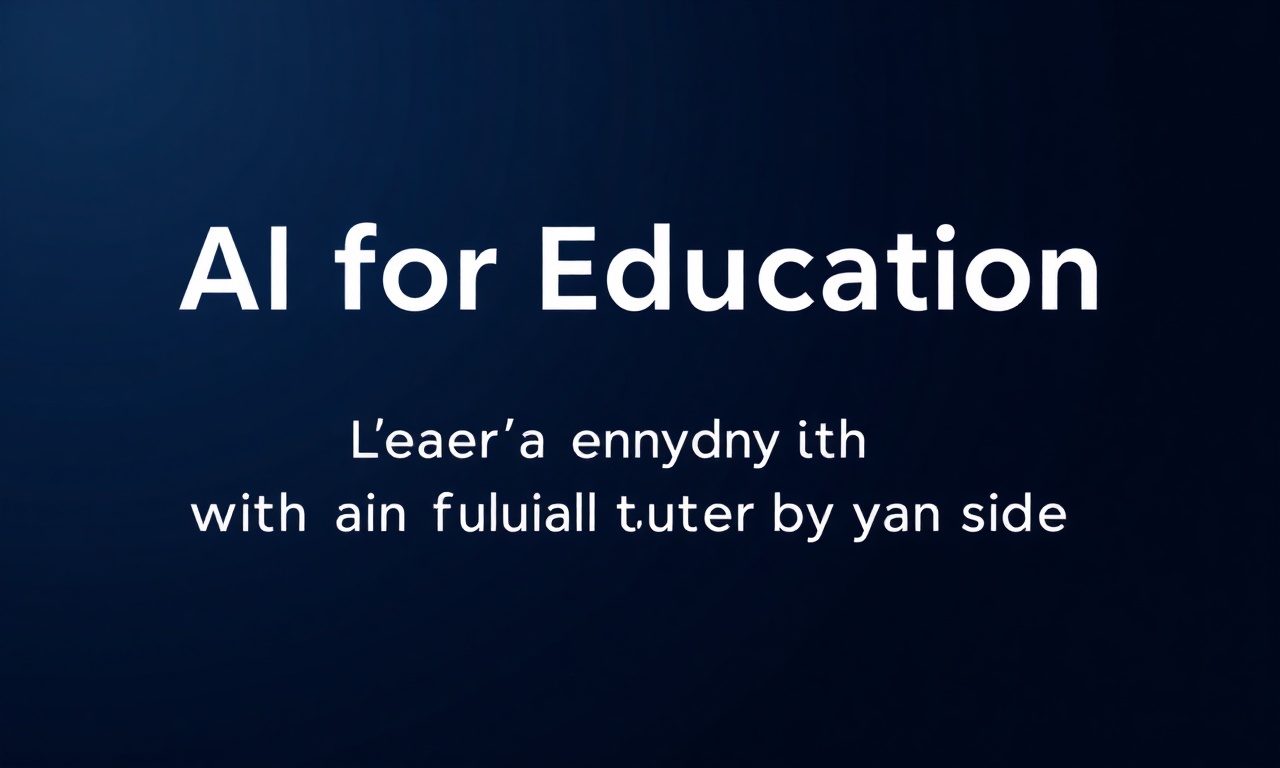 Learn Anything with AIZora: AI for Education and the Ultimate AI Tutor by Your Side