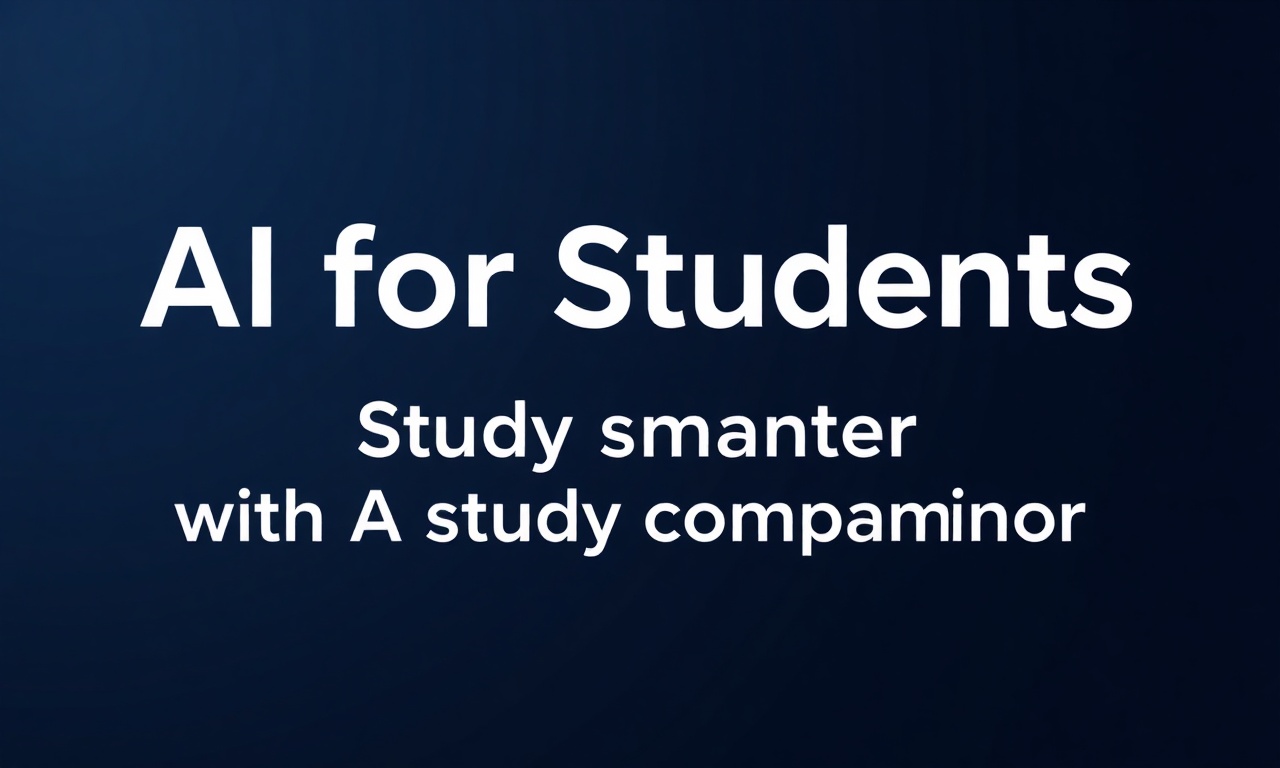 Study Smarter with AIZora: Your Free AI Study Companion for Students